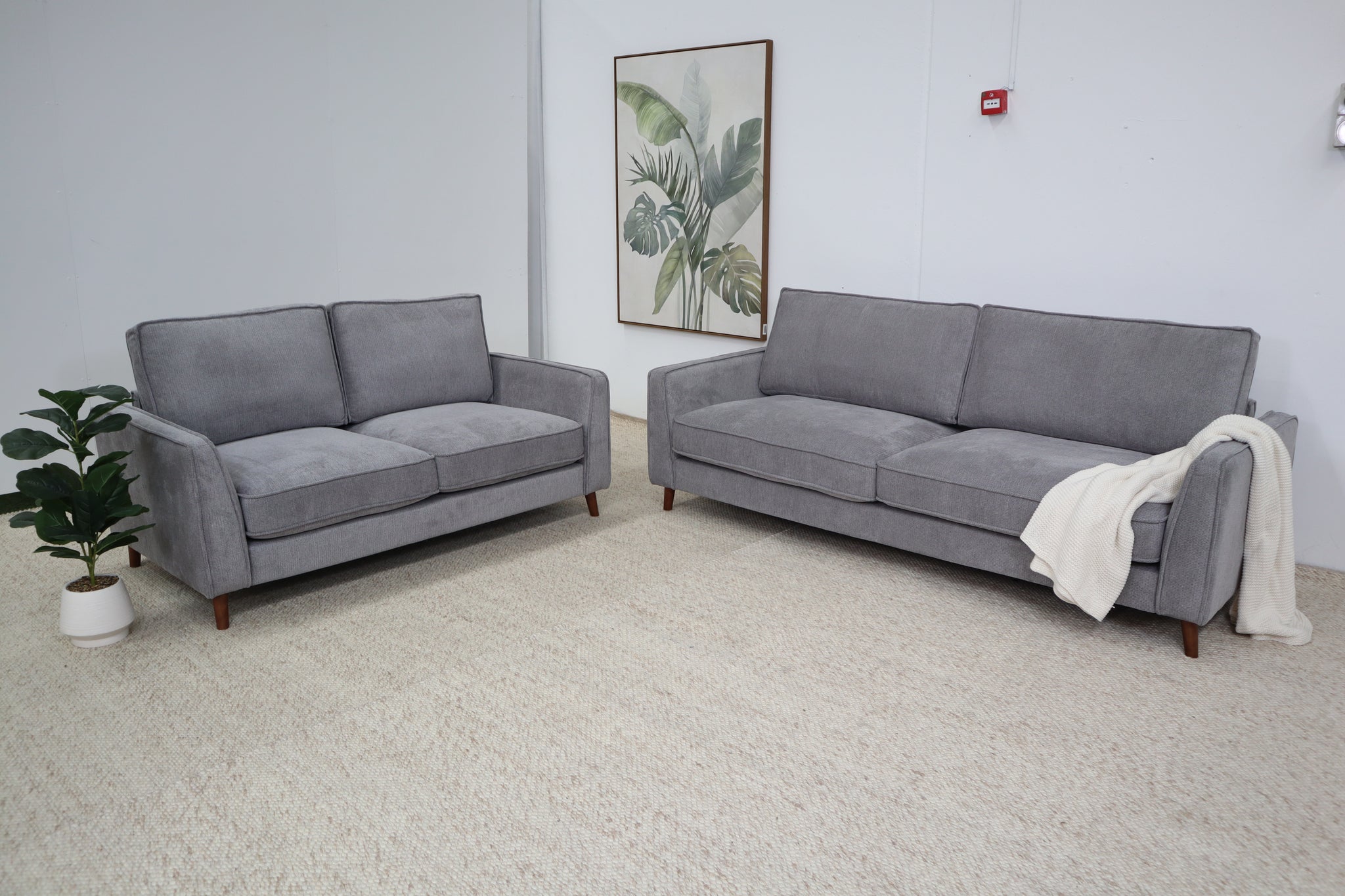 LUCAS GREY 2 SEATER