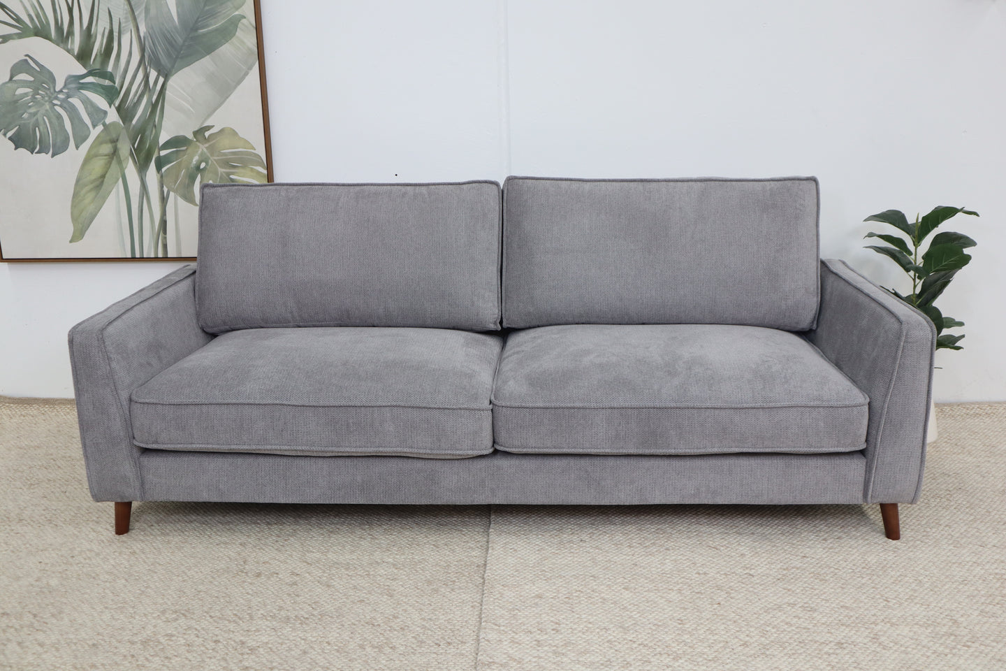 LUCAS GREY 3 SEATER
