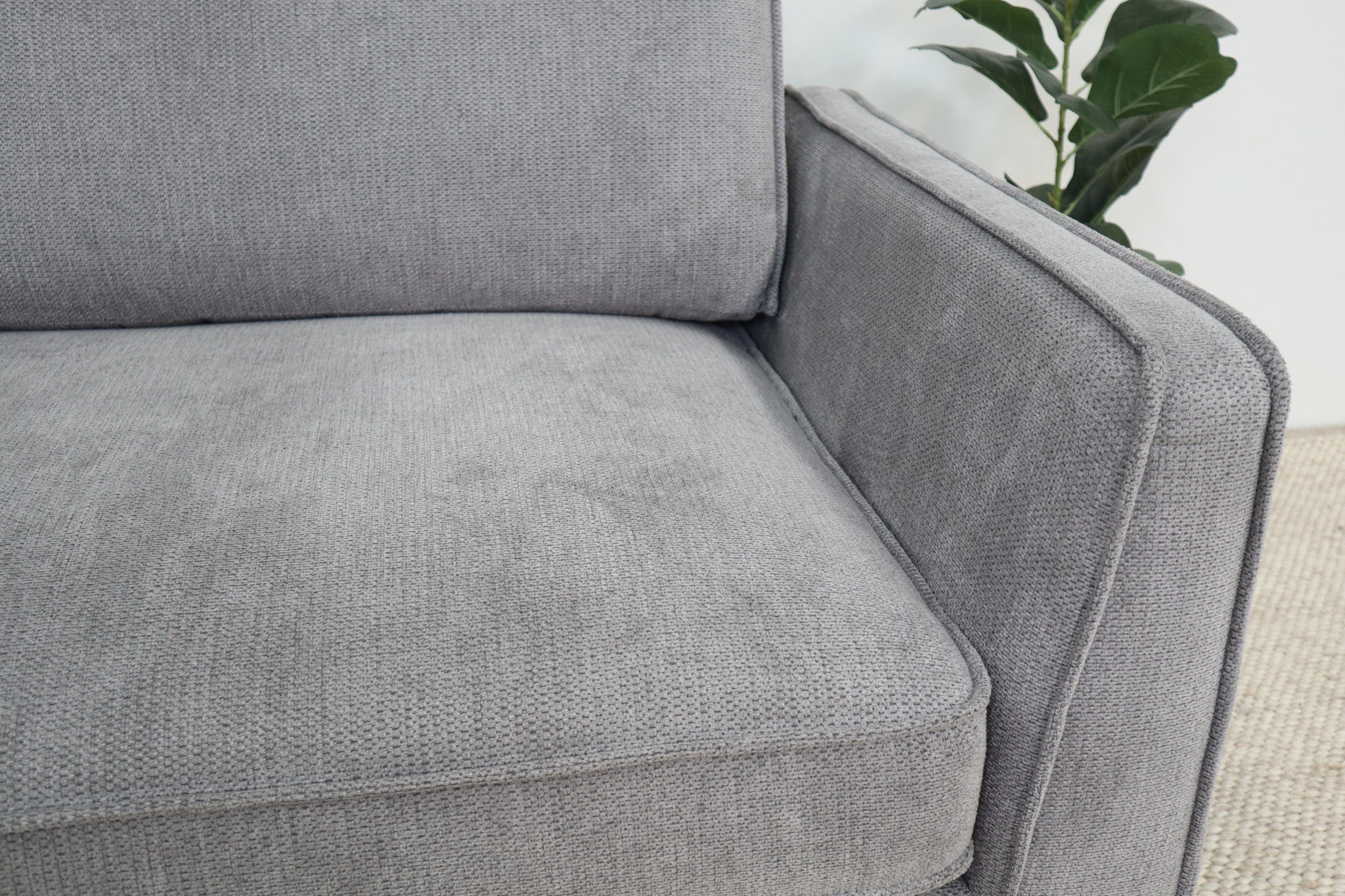 LUCAS GREY 2 SEATER