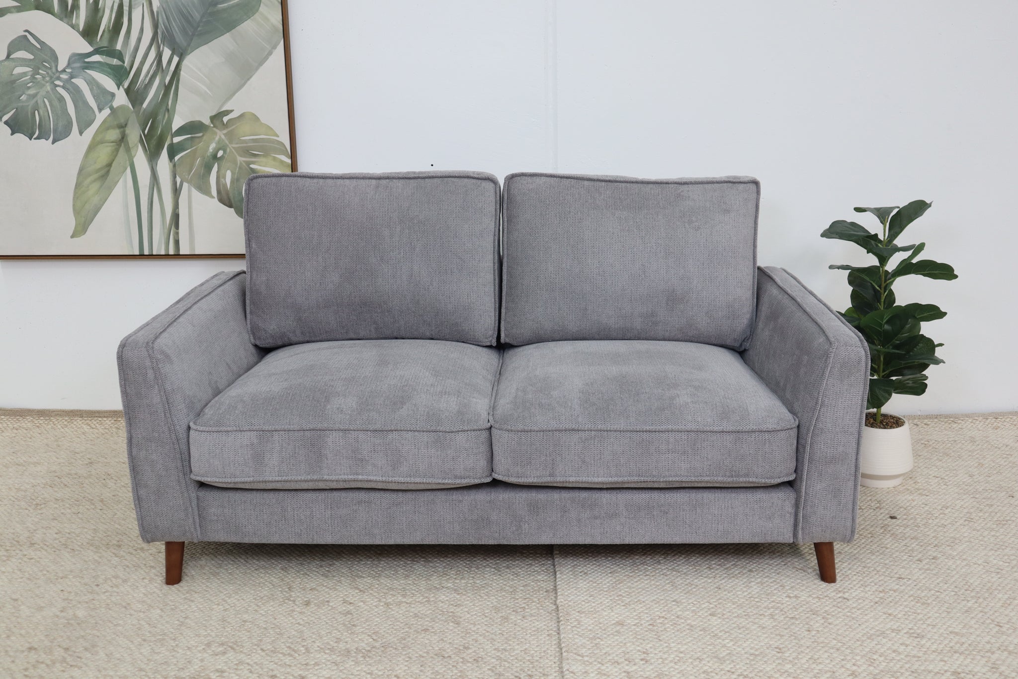 LUCAS GREY 2 SEATER
