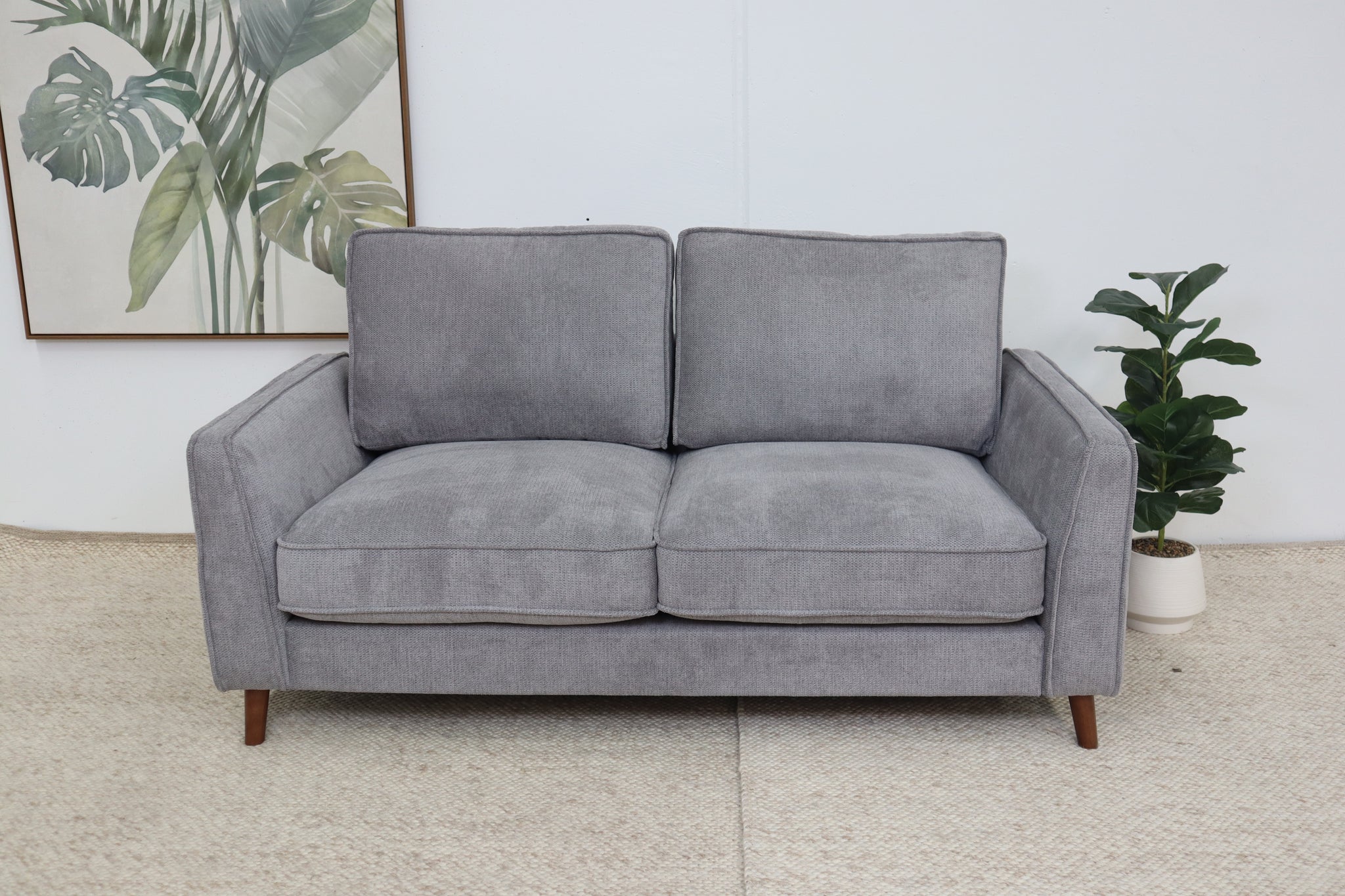 LUCAS GREY 2 SEATER