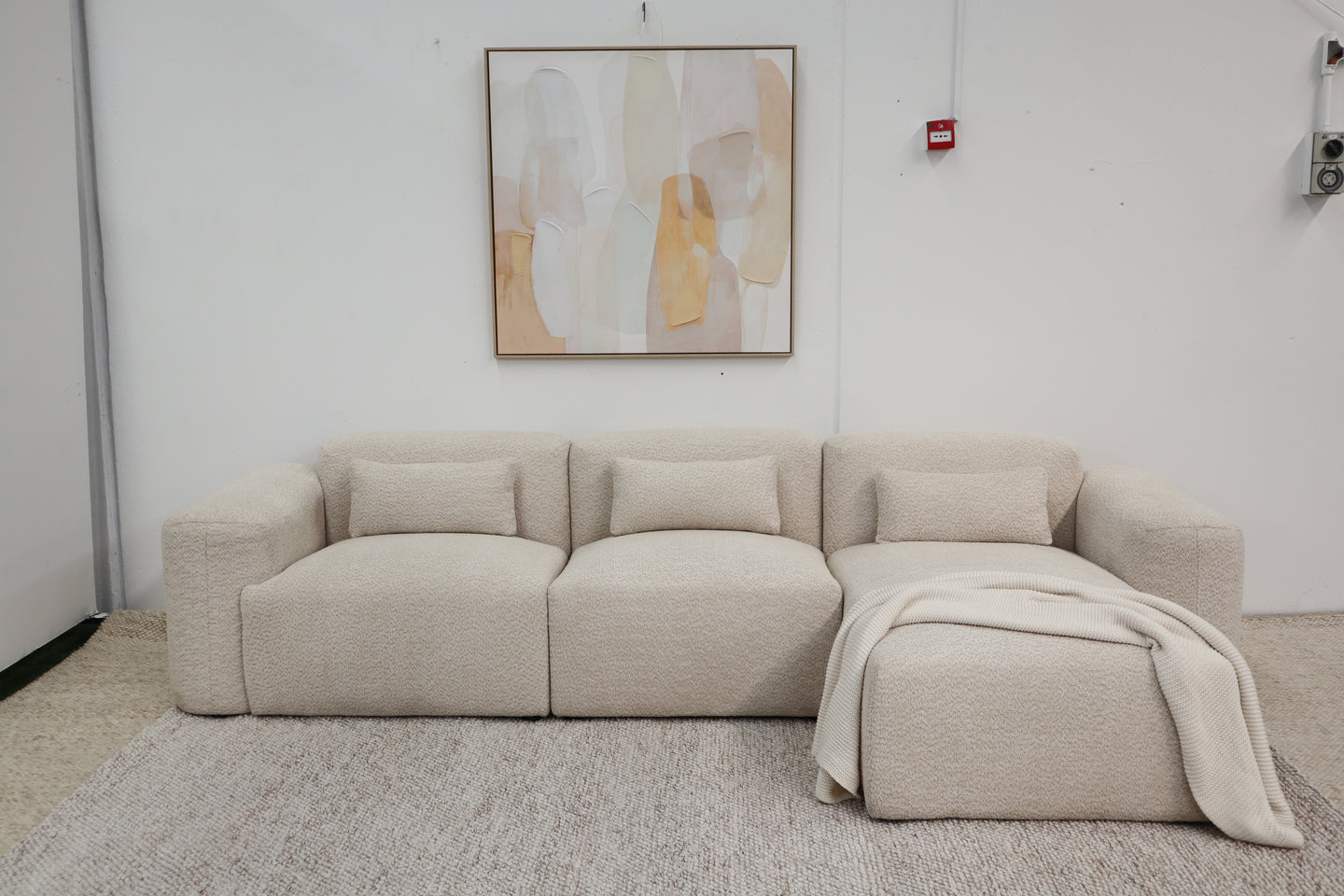 MONTROSE NATURAL 3 SEATER CHAISE