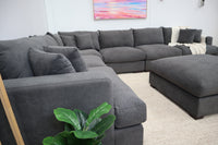 SCARLETT N6 DARK GREY CORNER LOUNGE SUITE