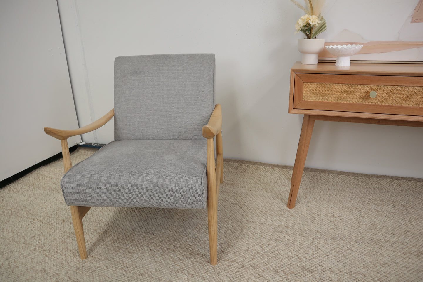 IVY LIGHT GREY ARMCHAIR