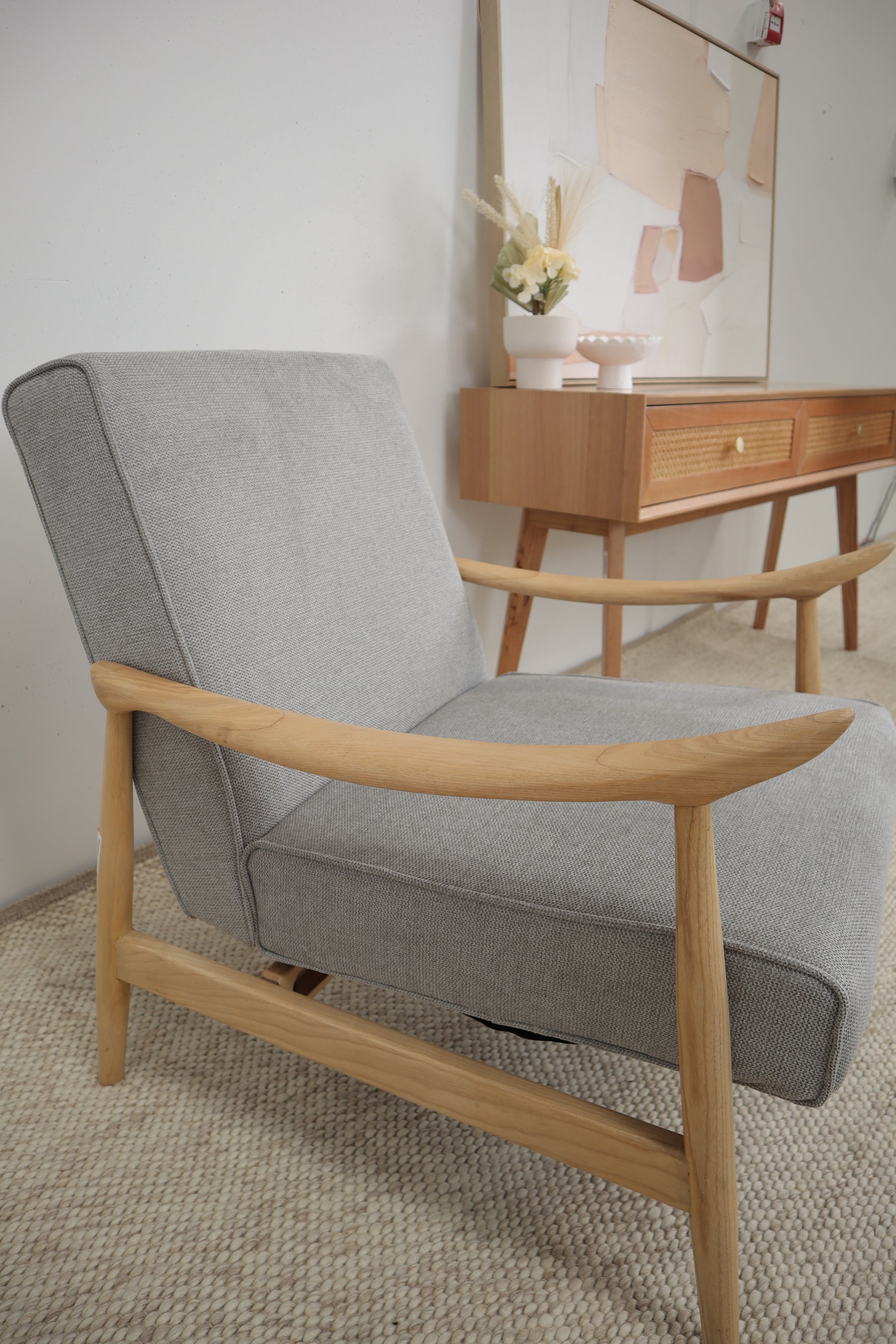 IVY LIGHT GREY ARMCHAIR