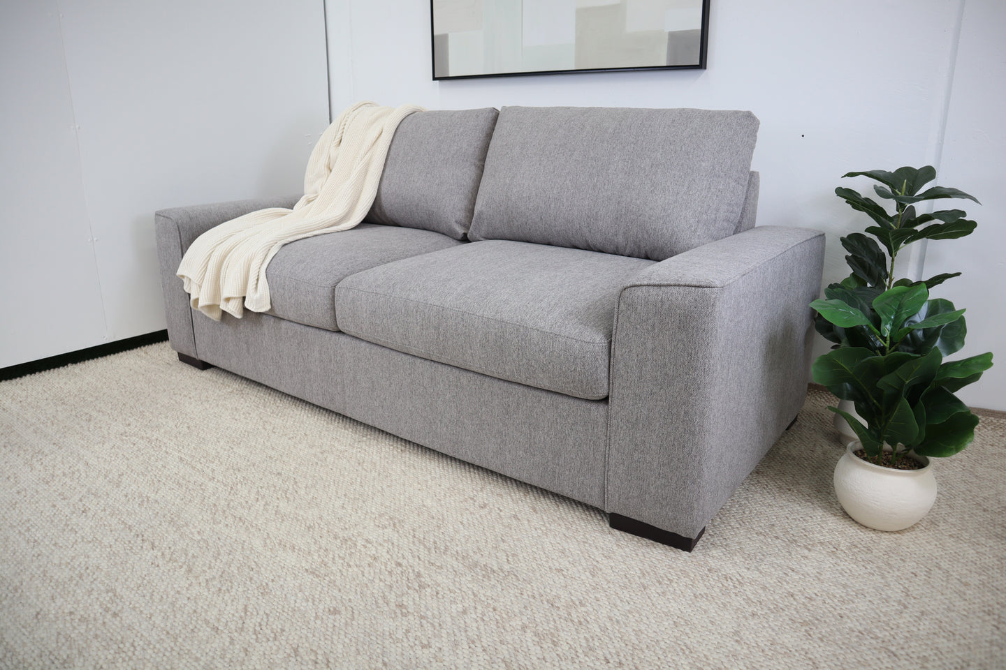 BILLIE GREY 3 SEATER SOFABED