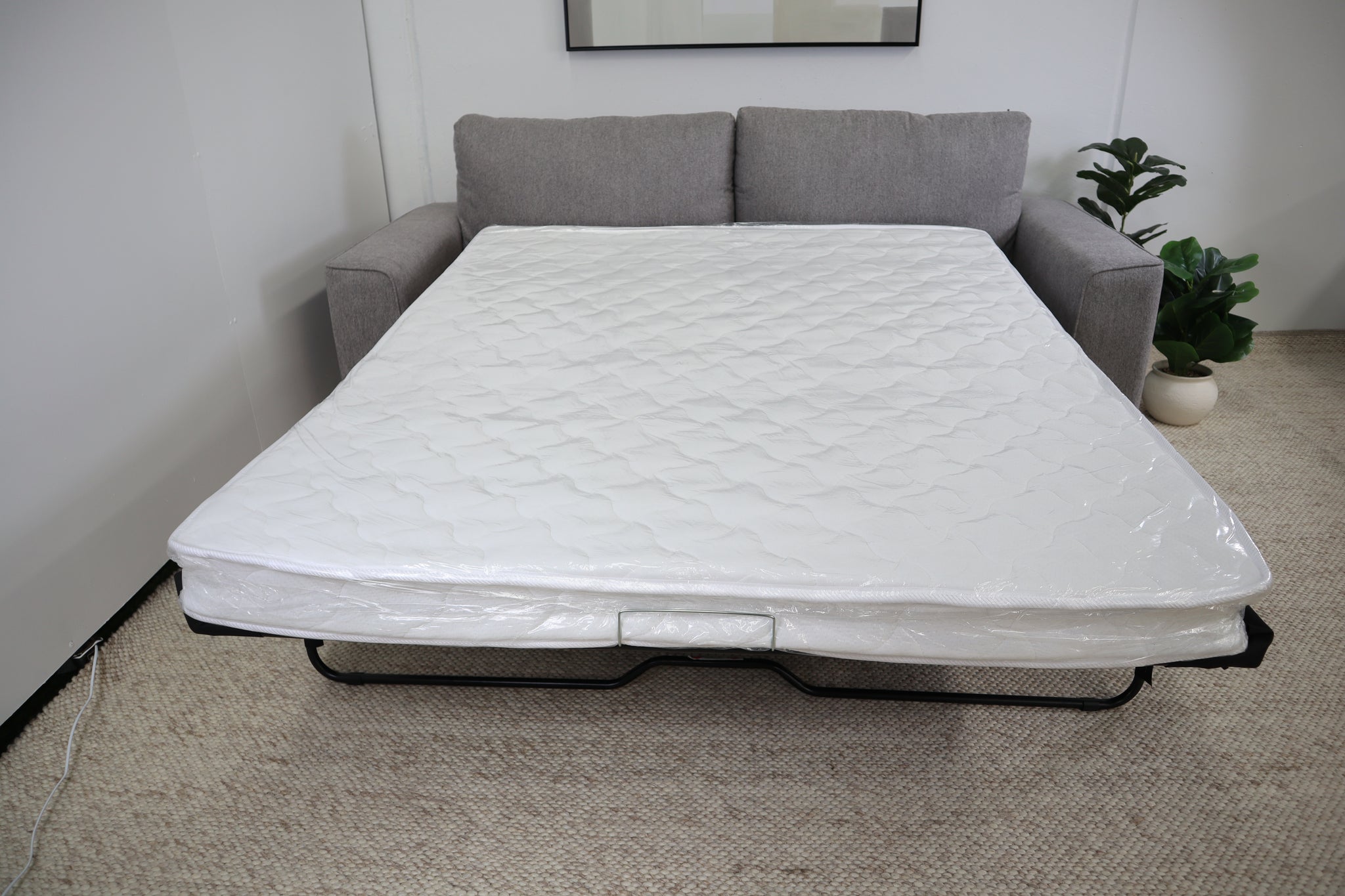 BILLIE GREY 3 SEATER SOFABED