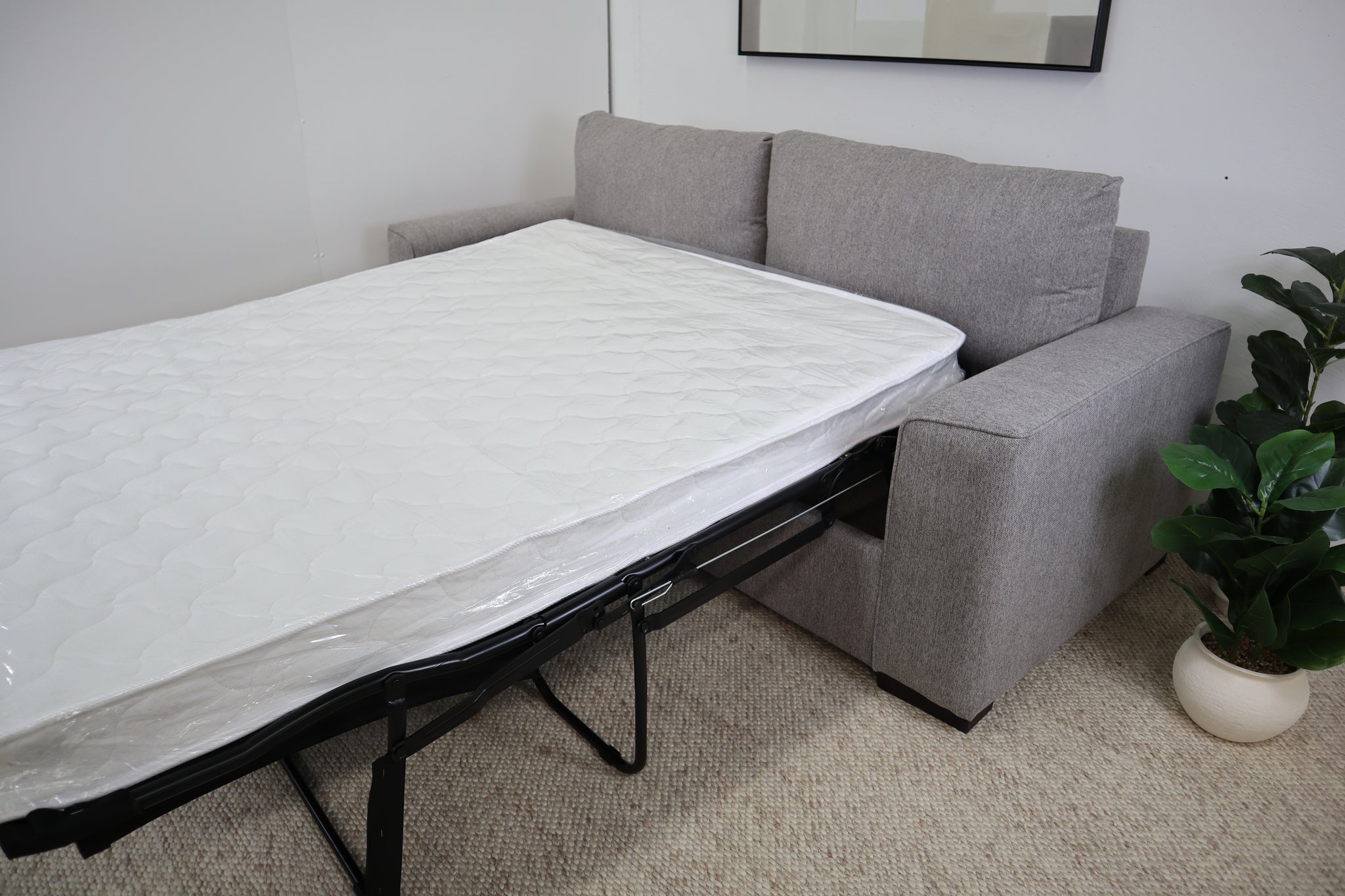 BILLIE GREY 3 SEATER SOFABED