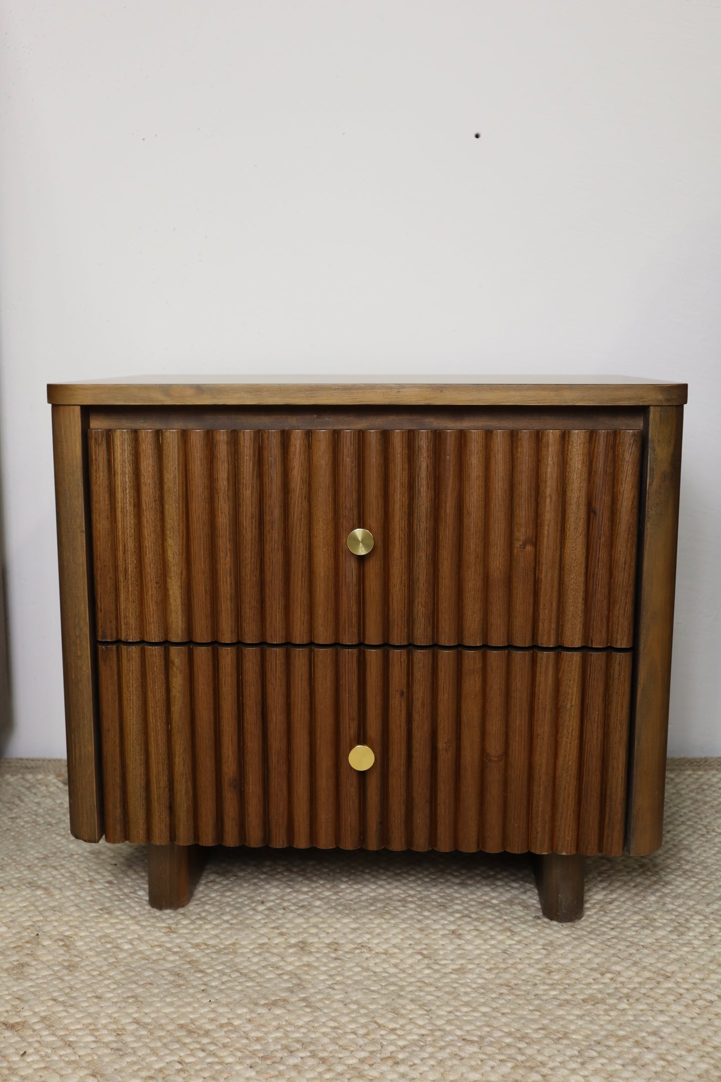 ANNABELLE SMOKE BEDSIDE TABLE