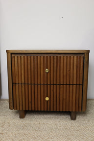 ANNABELLE SMOKE BEDSIDE TABLE