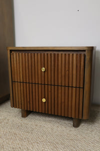 ANNABELLE SMOKE BEDSIDE TABLE