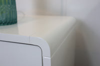 KARA WHITE BEDSIDE TABLE