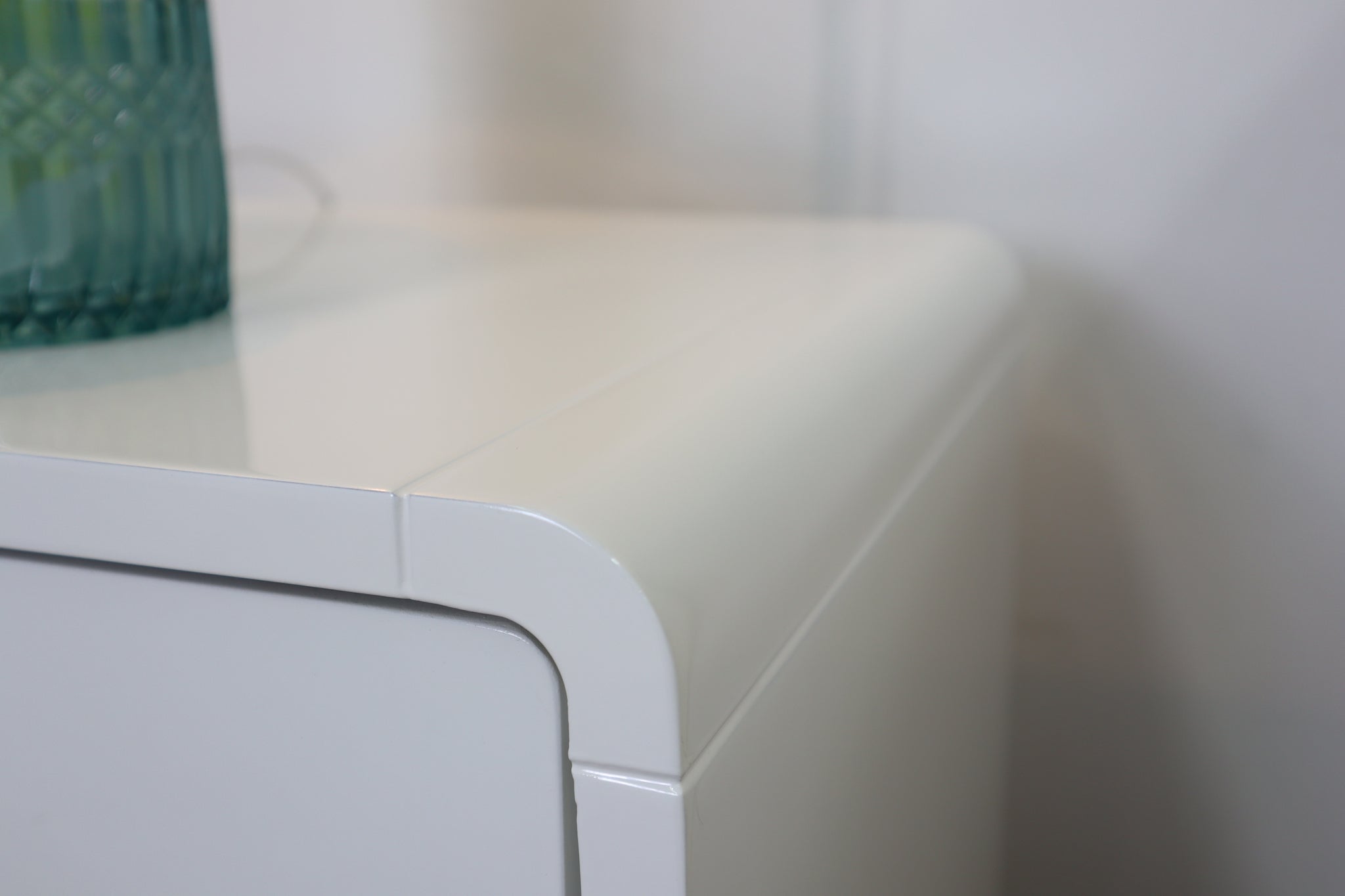 KARA WHITE BEDSIDE TABLE