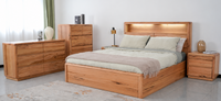 AVERY MESSMATE QUEEN BED WITH GAS LIFT STORAGE