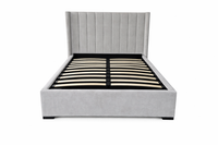 LONDON GREY GAS LIFT DOUBLE BED