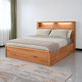 AVERY MESSMATE QUEEN BED WITH GAS LIFT STORAGE