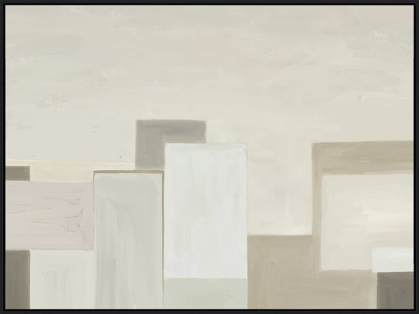 GREY ABSRTACT CANVAS