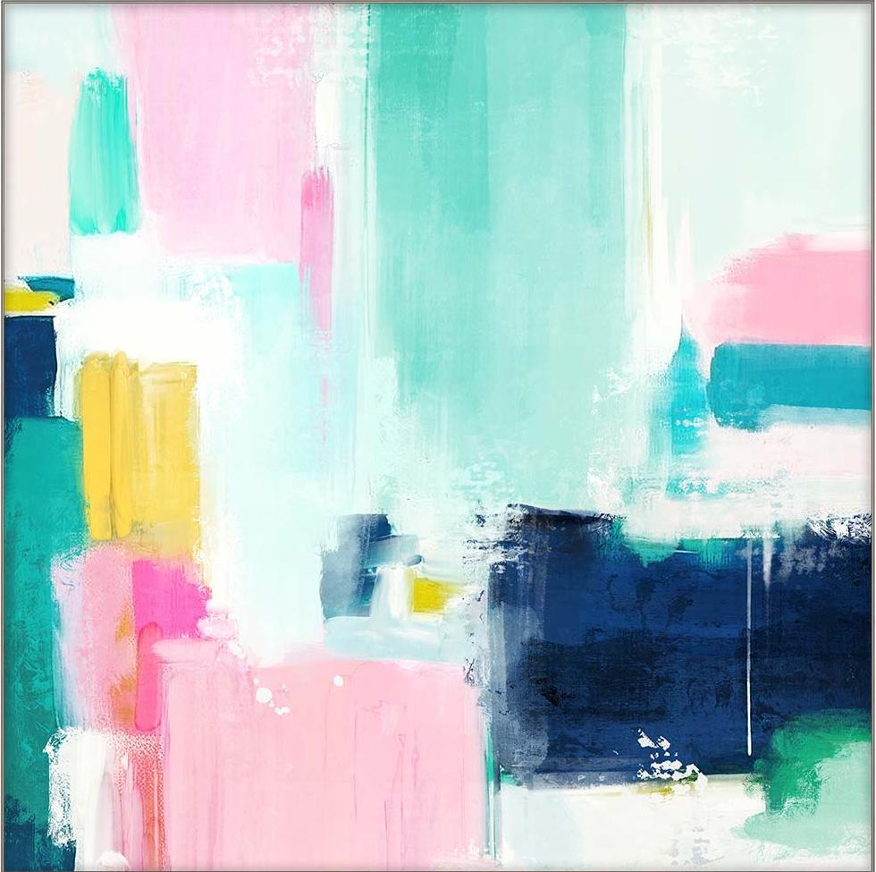 BLUE ABSTRACT CANVAS