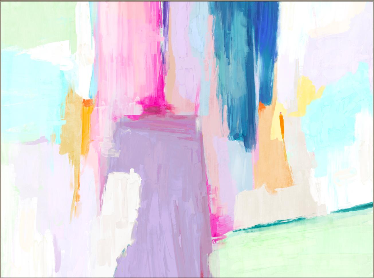 MULTICOLOURED ABSTRACT CANVAS