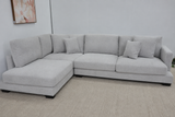 BLAIR LEFT HAND FACING LIGHT GREY CORNER LOUNGE
