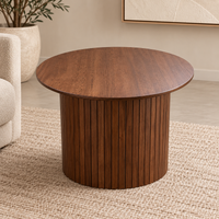 ASHTON OAK CHESTNUT VENEER  LAMP TABLE