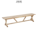 230cm MONTANA MANGO WOOD DINING BENCH