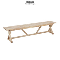 230cm MONTANA MANGO WOOD DINING BENCH