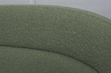 LILLY  GAS LIFT GREEN BOUCLE KING BED