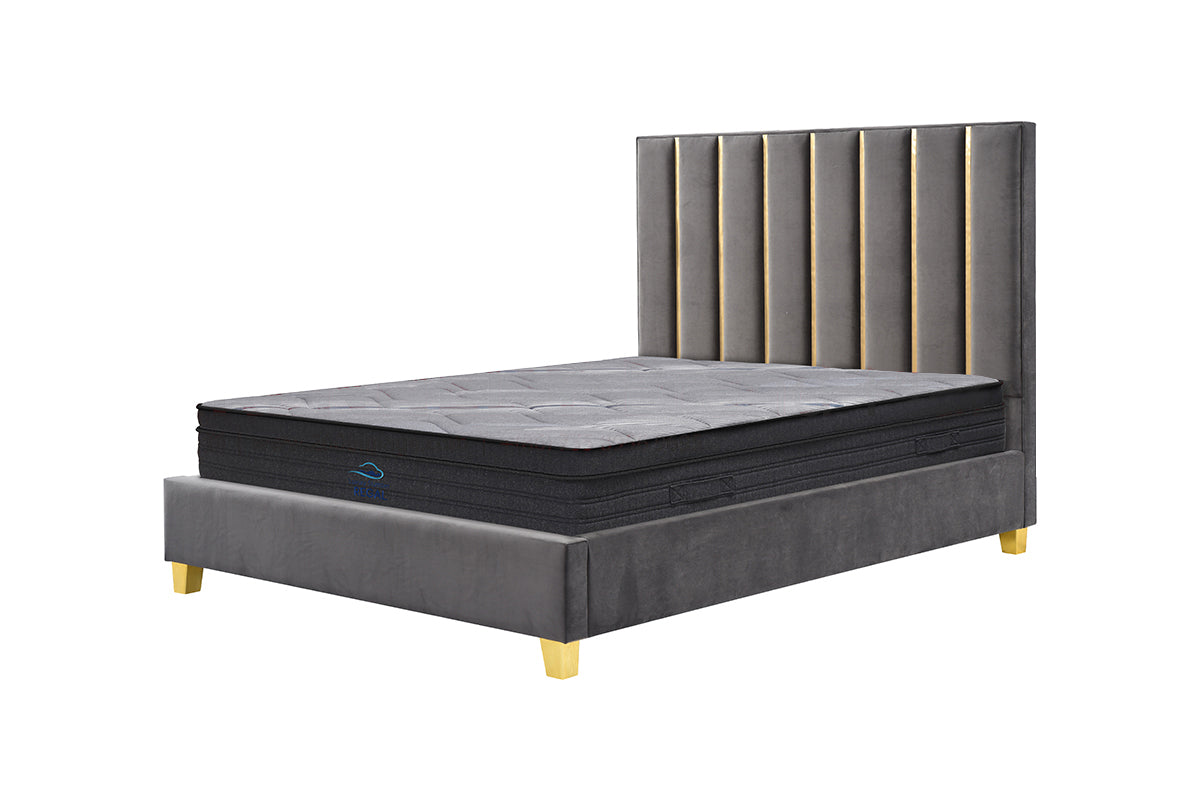 AMARA DARK GREY KING BED