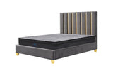 AMARA DARK GREY QUEEN BED