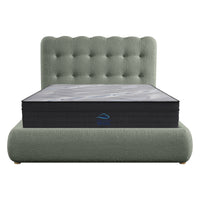 AVA GREEN KING SINGLE BED WITH GAS LIFT