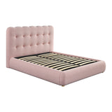 AVA PINK DOUBLE BED WITH GAS LIFT