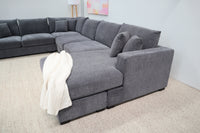 EMERSON DARK GREY CORNER WITH CHAISE