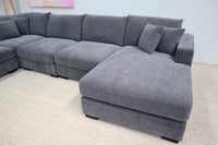 EMERSON DARK GREY CORNER WITH CHAISE