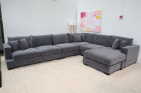 EMERSON DARK GREY CORNER WITH CHAISE
