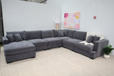 EMERSON DARK GREY CORNER WITH CHAISE