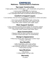 EMPRESS SOFT KING SIZE MATTRESS
