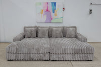 EVE GREY LOVESEAT