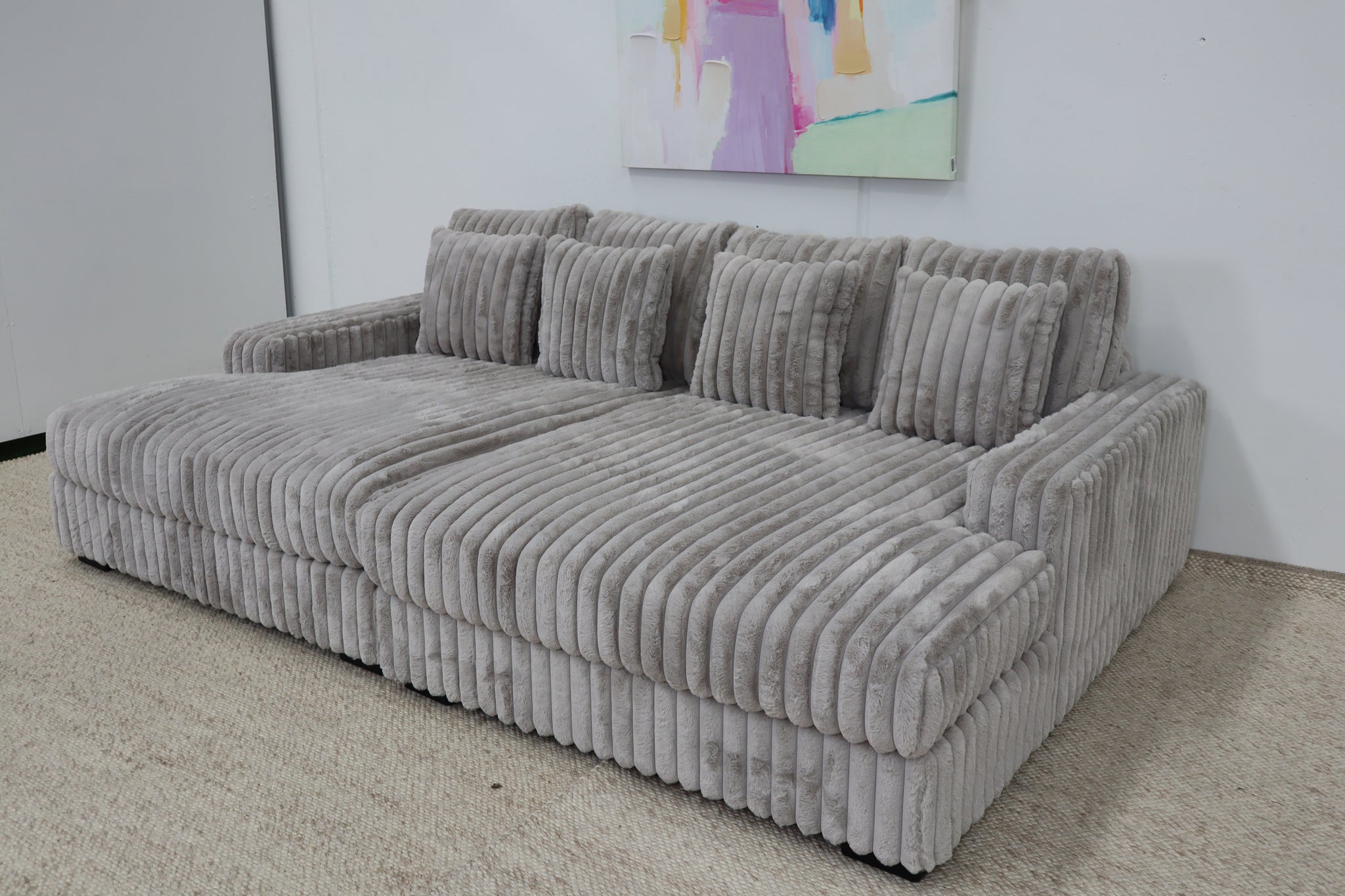 EVE GREY LOVESEAT