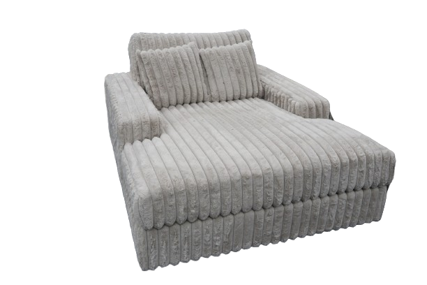 EVE BEIGE FAUX FUR SINGLE CHAISE