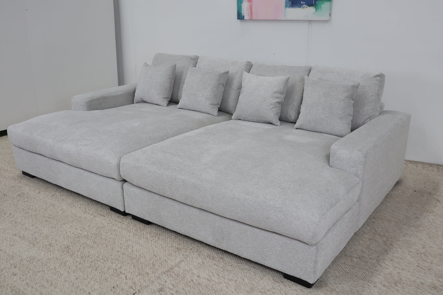 EVE LIGHT GREY SHARE LOVESEAT