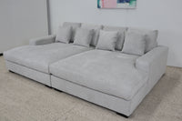 EVE LIGHT GREY SHARE LOVESEAT