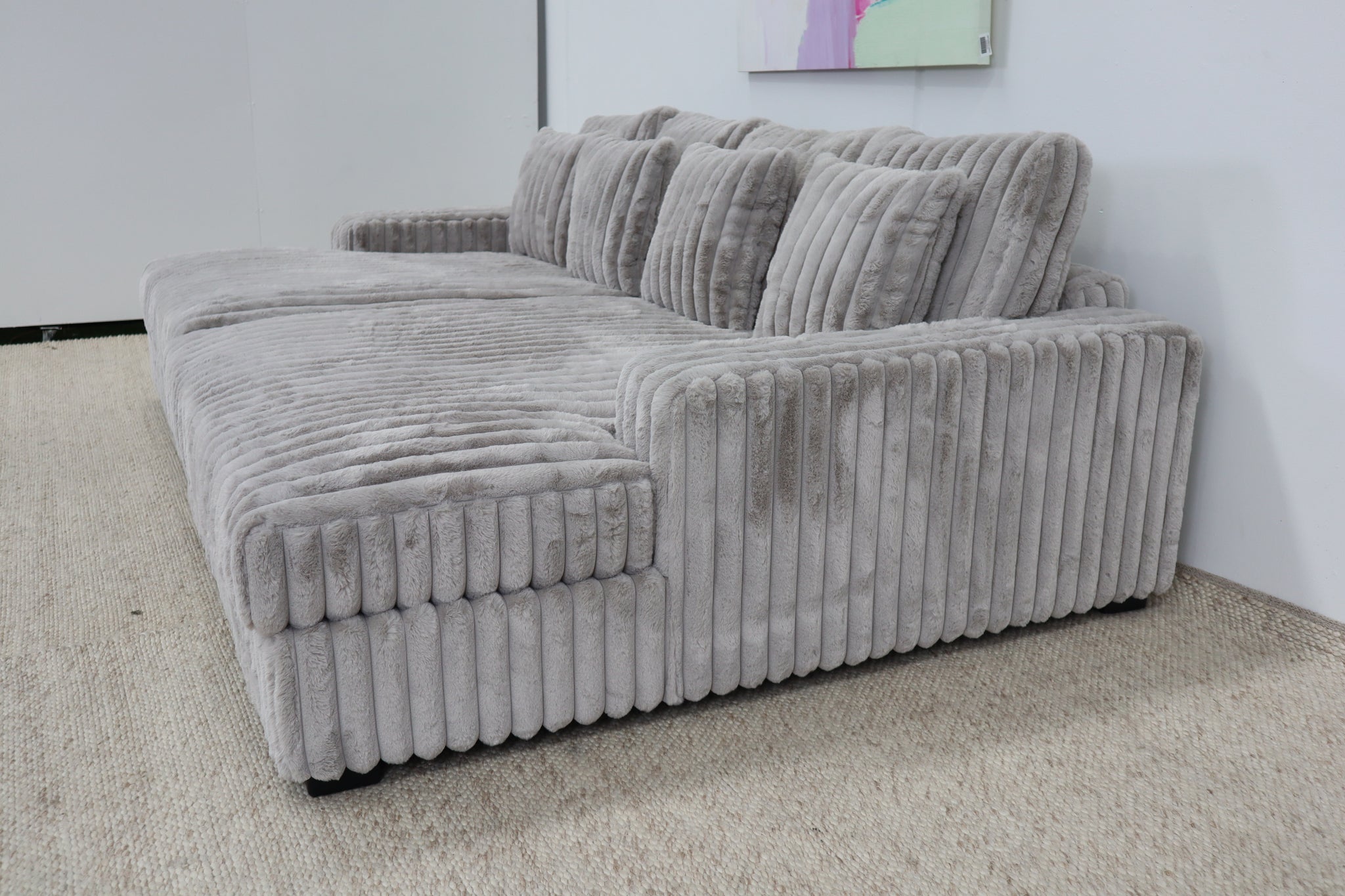 EVE GREY LOVESEAT