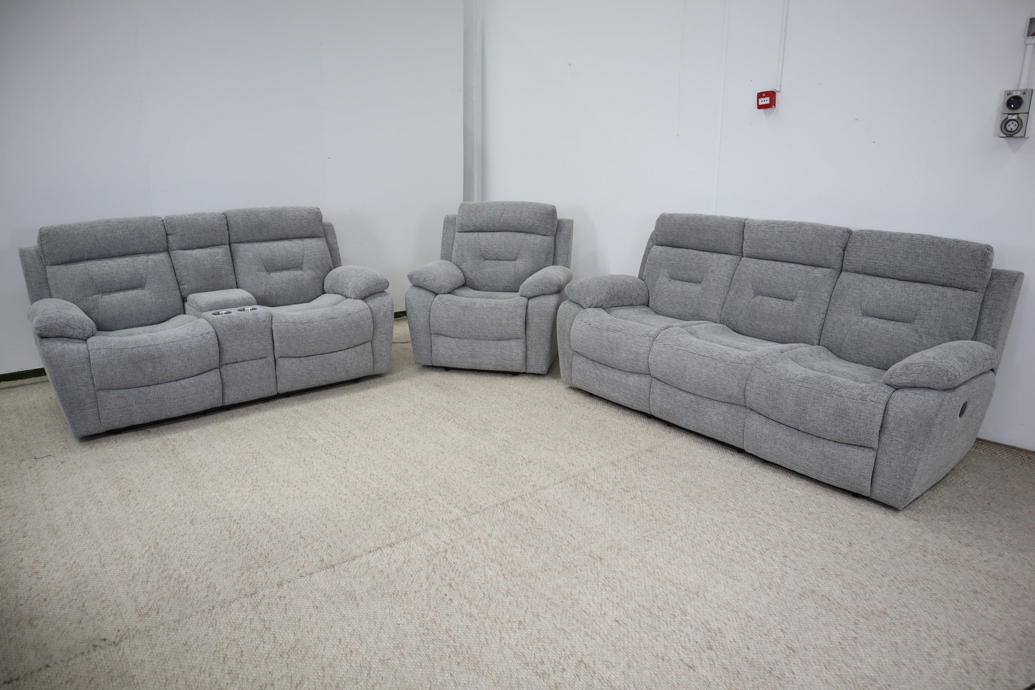 JAMIE GREY FABRIC ELECTRIC 2 SEATER