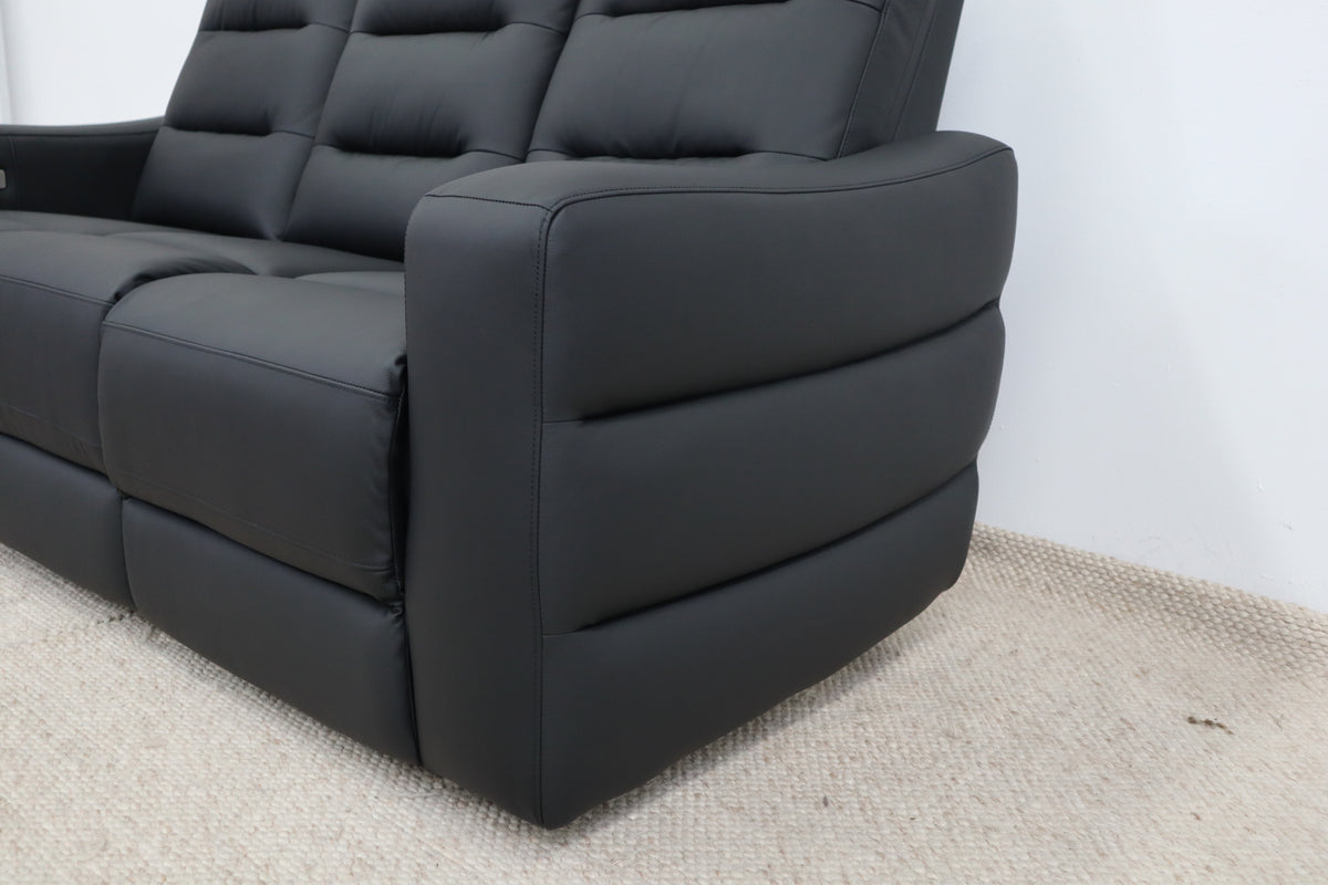 MELBOURNE BLACK 3 SEATER