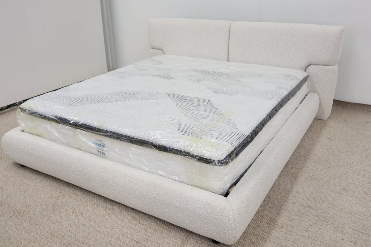GABBY NATURAL BOUCLE QUEEN BED