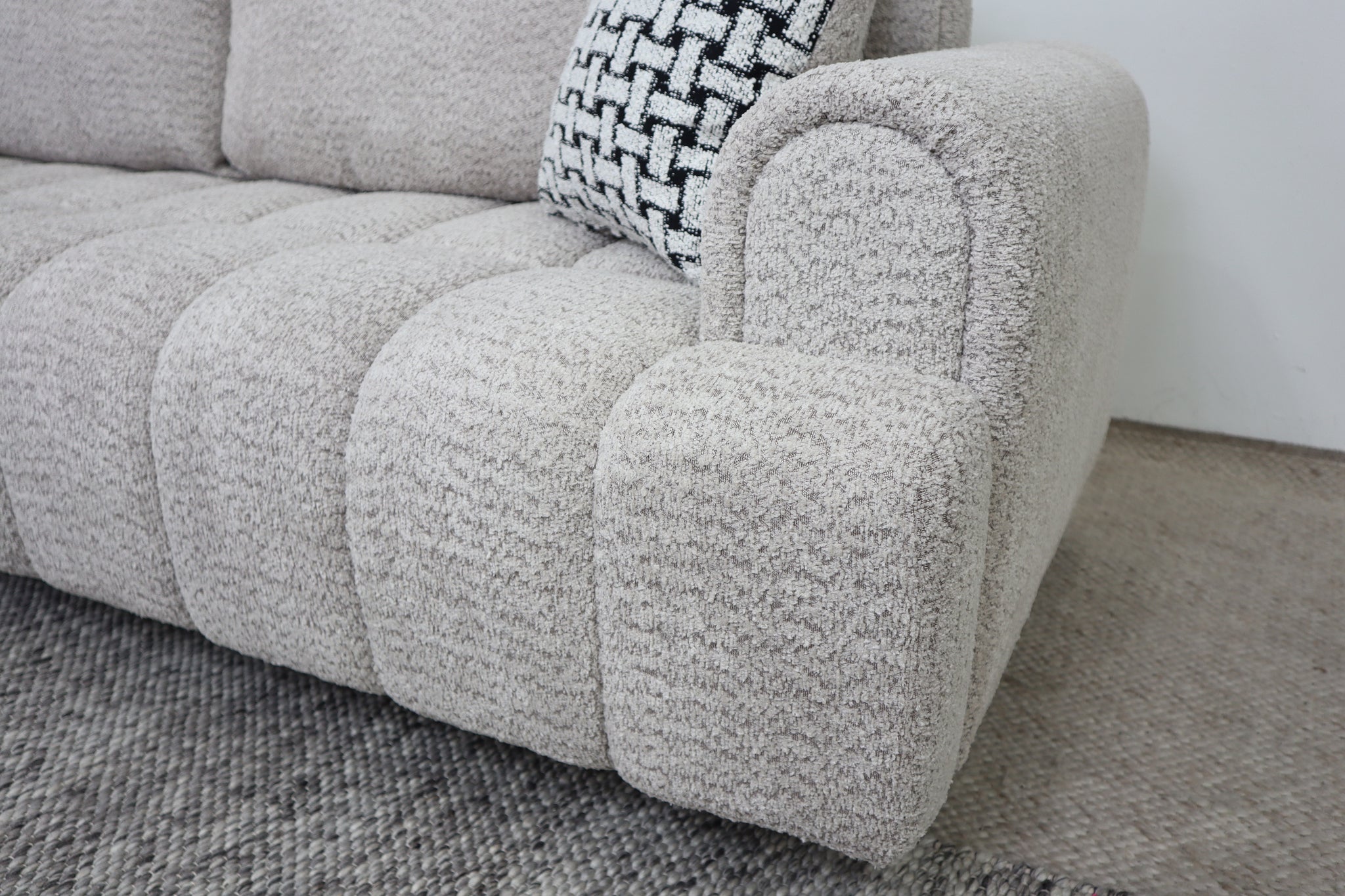 ZARLI OATMEAL 3 SEATER