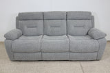 JAMIE GREY FABRIC ELECTRIC 3 SEATER