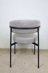 WADE GREY FABRIC DINING CHAIR