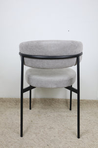WADE GREY FABRIC DINING CHAIR